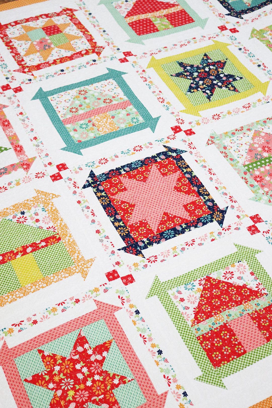 Sea Breeze Fat Quarter Quilt Pattern - PDF - Etsy