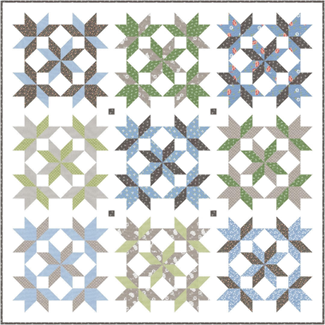Summer Sky Quilt Pattern QLD219 - PDF - Etsy