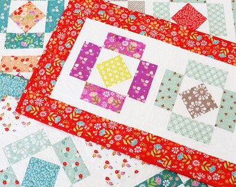 Simply Charming Table Topper + 2 Table Runners Pattern QLD187 (Paper)