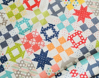 Happy Go Lucky Quilt Pattern QLD224 (paper) - Etsy