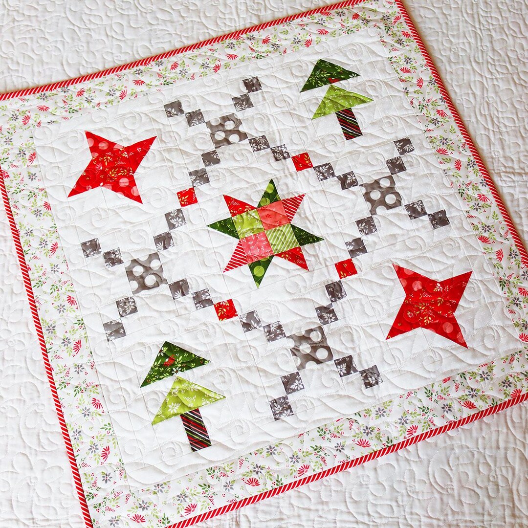 Patchwork Christmas Mini - PDF Only - Etsy