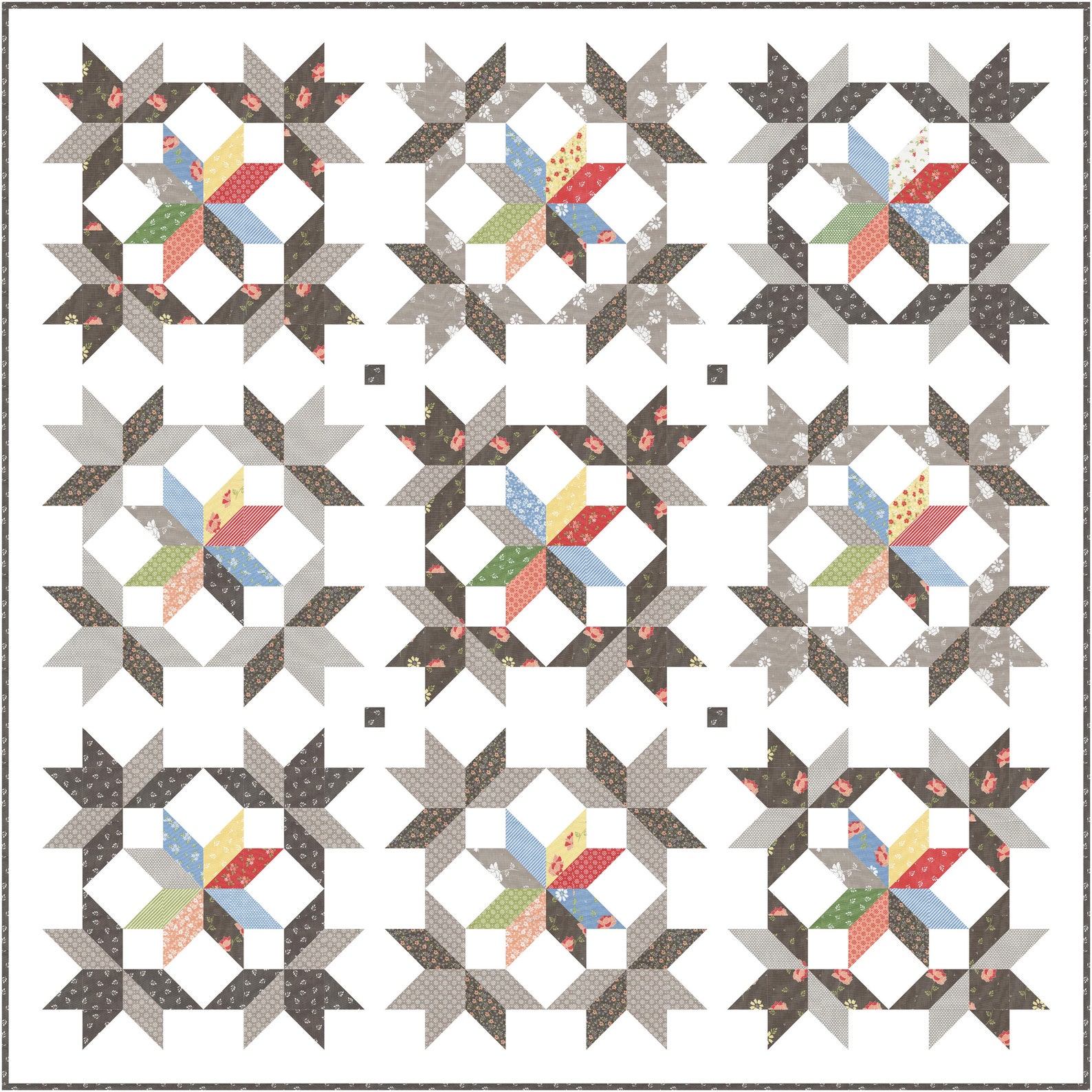 Summer Sky Quilt Pattern QLD219 - PDF - Etsy