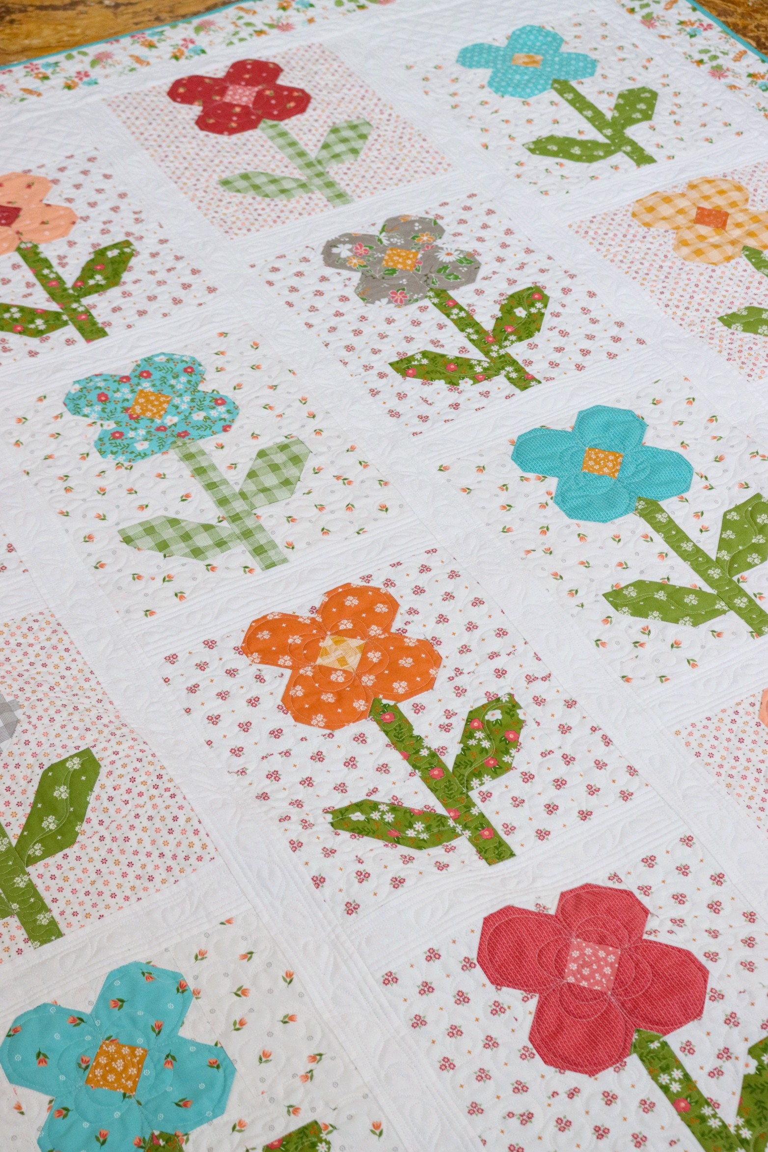 Flower Shoppe QLD #229 Quilt + Mini Pattern (paper) - Etsy