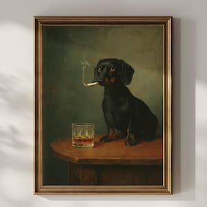 Smoking dog - Etsy Canada