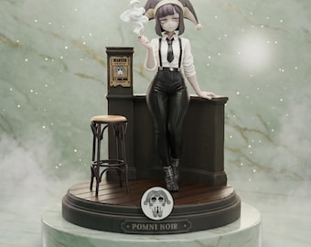 Pomni Noir Figure | Circus Statue | TADC Handmade Resin Collectible