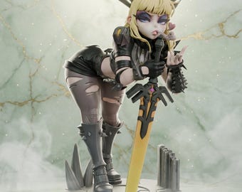 Magik Figure | Rivals Fan Statue | Handmade Resin Collectible