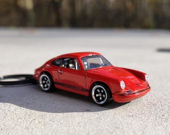 Keyring Porsche 911 R porte-clé Schlüsselring Llaverto Schlüsselanhänger key pendant model car miniature great gift birthday TOP Cars Models