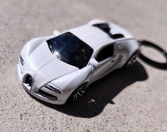 Keyring Bugatti VEYRON porte-clé Schlüsselring Llaverto Schlüsselanhänger key pendant sleutelhanger model car miniature gift Turbo