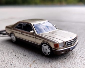 Keyring Mercedes 500 sec porte-clé Schlüsselring Llaverto Schlüsselanhänger key pendant sleutelhanger model car miniature gift