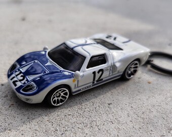 Keyring Ford GT 40 Coupe porte-clé Schlüsselring Llaverto Schlüsselanhänger key pendant sleutelhanger model car miniature gift Turbo