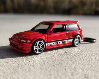 Keyring honda Civic IV Vtec porte-clé Schlüsselring Llaverto Schlüsselanhänger key pendant model car miniature great gift birthday TOP Cars