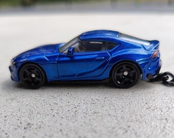 Keyring Toyota gr supra Coupe porte-clé Schlüsselring Llaverto Schlüsselanhänger key pendant sleutelhanger model car miniature gift Turbo