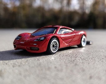 Keyring MCLaren F1 porte-clé Schlüsselring Llaverto Schlüsselanhänger key pendant model car miniature great gift birthday TOP