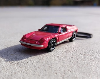 Keyring Lotus Europa porte-clé Schlüsselring Llaverto Schlüsselanhänger key pendant model car miniature great gift birthday TOP Cars