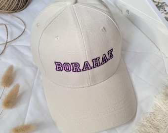 BORAHAE Bts Cappellino in cotone ricamato Bangtan boys Army di mochikstuff