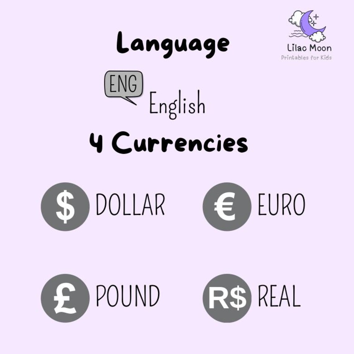 Supermarket Game, Money Game, Printable Preschool , Printable Kindergarten , Pretend Play ...