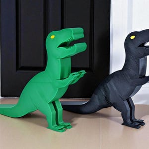 Doorstop Fun Home Accessory Durable Door, Dino Door Guardian 3D Printed Dinosaur