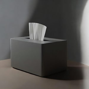 Porta fazzoletti minimalista moderno per casa e ufficio, design elegante, funzionale