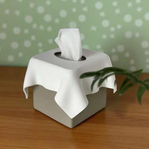 Tissue Box Cover - Stylish Cubic Tissue Holder for Home and Office
