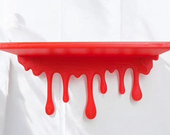 Dripping Wall Shelf: Modern Floating Shelf for Home Decor
