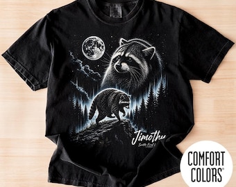 Comfort Colors Vintage Jimothy Raccoon Shirt, Seattle Feral Legend Comfort Colors Tee, Funny Trash Panda Cottagecore Animal