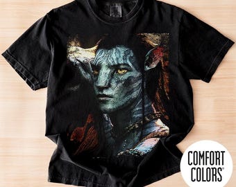 Comfort Colors Jake Sully T-Shirt, Jake Sully Avatar The Way Of Water Animal Kingdom Graphic Fan T-Shirt,Gift For Women & Men Unisex T-Shirt