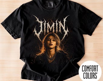 Comfort Colors Vintage Jimin T-Shirt, Jimin Graphic Fan Tee T-Shirt, Gift For Man & Woman Unisex T-Shirt