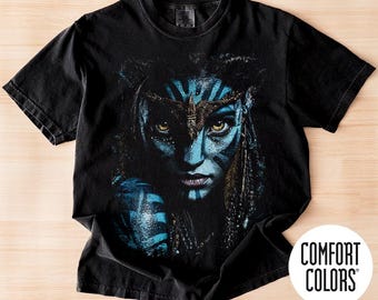 Comfort Colors Neytiri T-Shirt, Neytiri Avatar The Way Of Water Animal Kingdom Graphic Fan T-Shirt, Gift For Women & Men Unisex T-Shirt