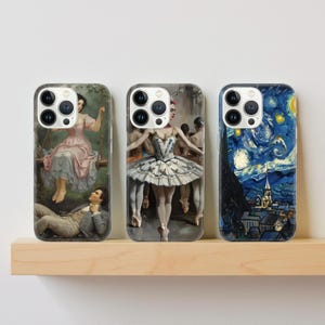 Iconic painting Phone Case Famous art  Cover for iPhone 16e, 15, 14, 13, 12, 11, Google Pixel 9 Pro, 8, 7A, Samsung S25 edge, S24 FE, A71, A