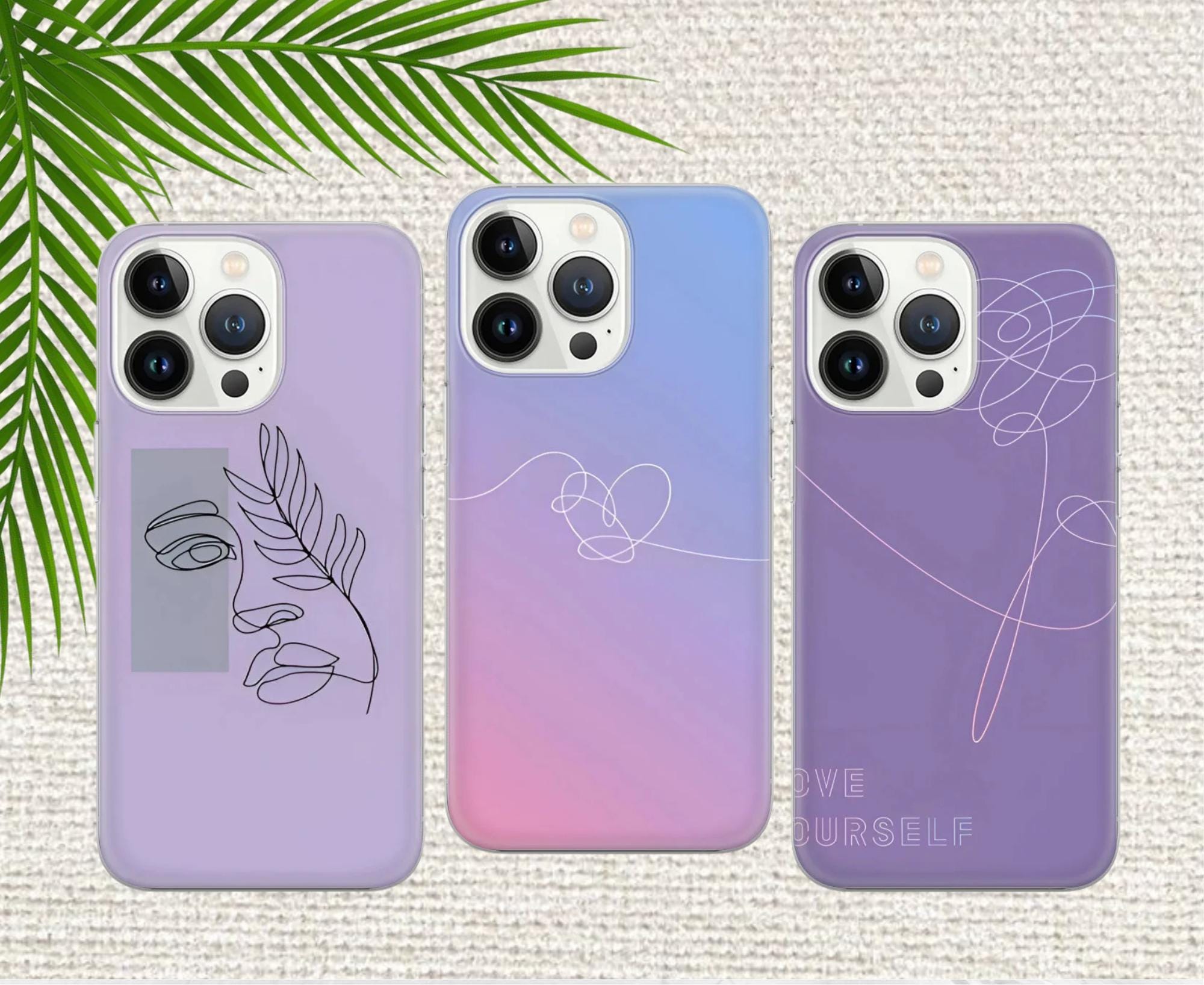 BTS Love Yourself Phone Case: TPU Gel Cover