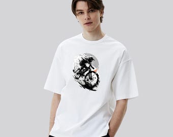 MTB Bike T-Shirt, Mountain Cycling Graphic Tee, Biker Shirt