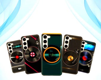 Music player Phone Case Retro music Cover for Samsung Galaxy S24 FE  S23 A16 A55, iPhone 16, 15 Pro, Pixel 9 8A
