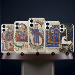 Mittelalterliche Cory Handyhülle Castlecore Cover für iPhone 16 Pro, 15, 14, 13, 12, 11, Google Pixel 9 Pro, 8, 7A, Samsung Galaxy S24 fe, A16, A55