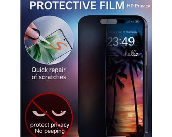Privacy Matte Screen Protector for iPhone Samsung • Anti-Glare Anti-Fingerprint Film