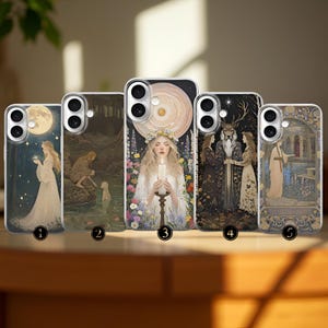 Mittelalterliche Kunst Schlosskern Handyhülle iPhone 16 Pro, 15, 14, 13, 12, 11, Google Pixel 9 Pro, 8, 7A, Samsung Galaxy S24 fe, A16,