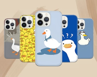 Funny Goose Phone Case Cute Duck Cover Cover for iPhone 16 Pro, 15