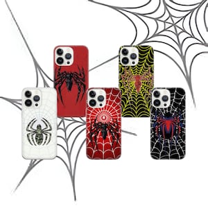 Spider Phone Case: Cobweb TPU Gel Cover