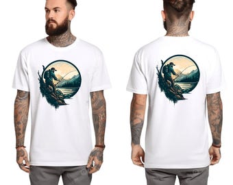 Fisherman T-Shirt, Fishing Gift for Men, Outdoor Graphic Tee