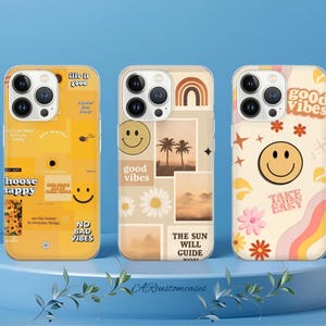 Aesthetic collage Phone Case Vintage  Cover for iPhone 16e, 15, 14, 13, 12, 11, Google Pixel 9 Pro, 8, 7A, Samsung S25 edge, S24 FE, A71, A3