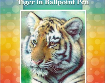 Tiger in Ballpoint Pen Drawing Tutorial