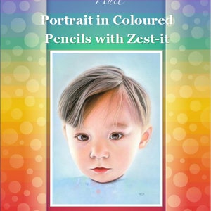 Portrait with Coloured Pencils and Zest-it Tutorial