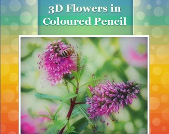 3D Flowers in Coloured Pencil on Drafting Film Drawing Tutorial