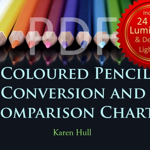 Coloured Pencil Conversion and Comparison Charts