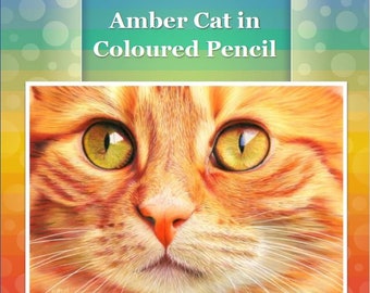 Amber in Coloured Pencil on Drafting Film Drawing Tutorial