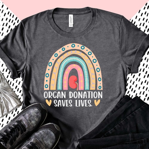Transplant Warrior Survivor T-Shirt - Heart Kidney Lung Organ Donation Gift For Men & Women