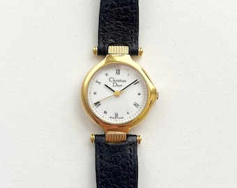 Reloj Christian Dior Vintage para mujer, regalo para ella, en caja.