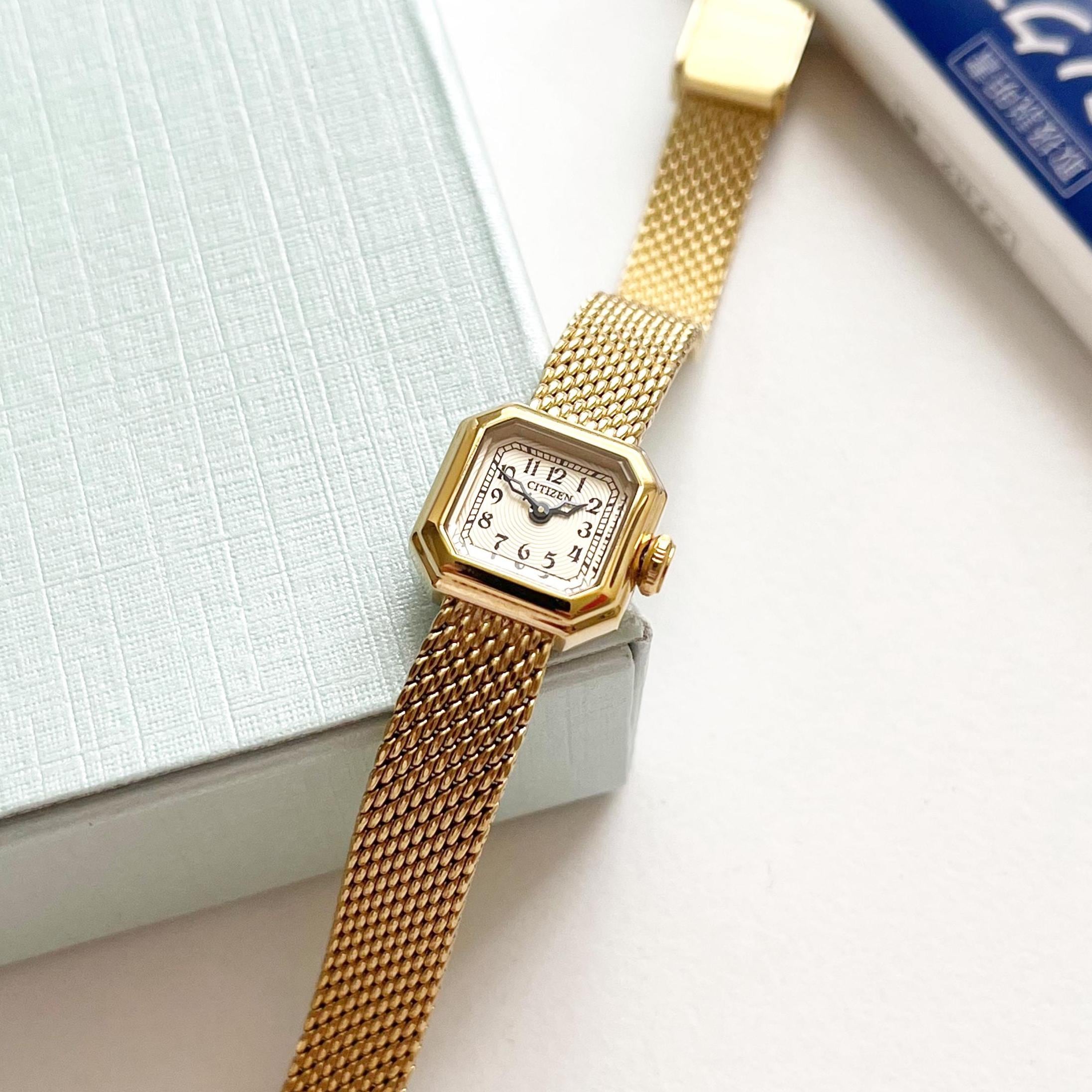 Citizen Ladies Watches Citizen Square Gold Watch Citizen Two Tone