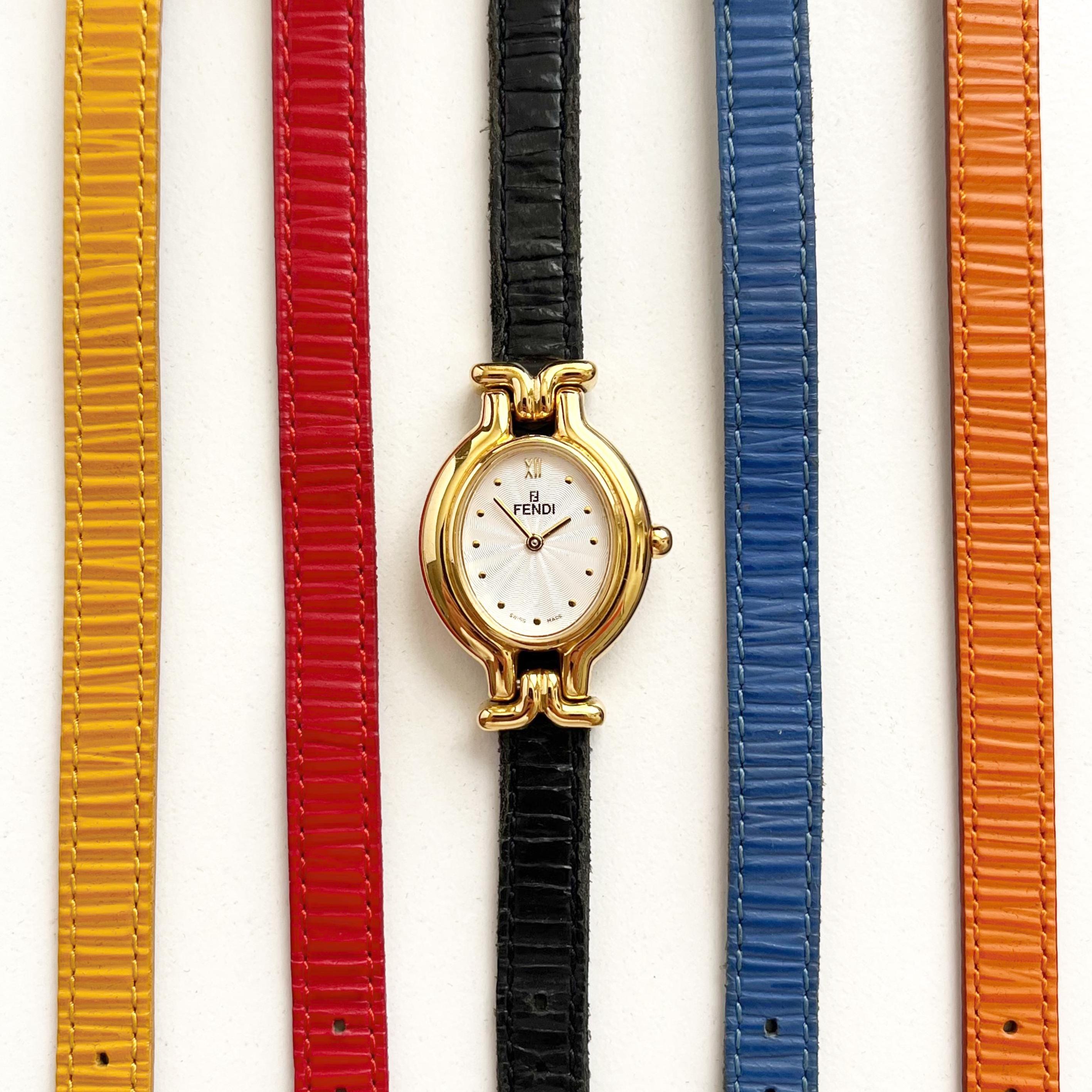 新品FENDI OROLOGI 金属時計バンド Fendi Watch Band - Etsy