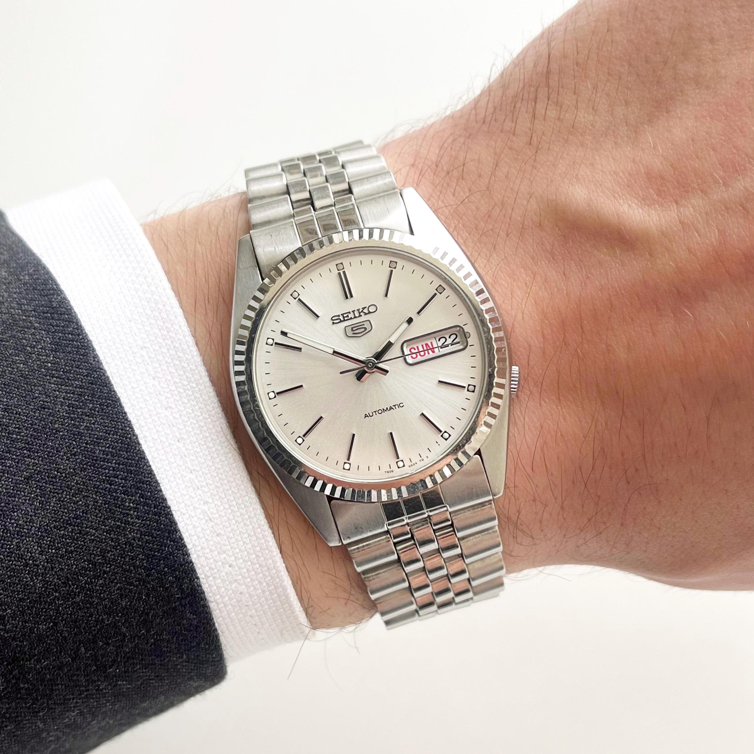 SEIKO Kinetic 腕時計 ホワイトダイヤル Seiko kinetic - Etsy 日本