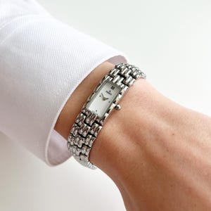 Vintage Fendi Silver Women’s Watch, Boxed Gift for Her, 18.5cm image 5
